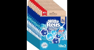 Witte Reus Kracht Actief Oceaan Toiletblok 100g - WC blokjes - Voordeelverpakking - 2x10 stuks