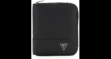 GUESS portemonnee Torino Zip Around Wallet Black zwart