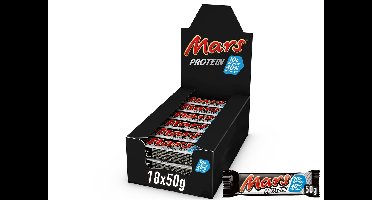 Mars Protein chocoladerepen showdoos singles - 18x50gr