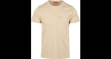 Suitable T-shirt Sonny Pocket Beige - Maat M - Heren - Casual T-shirts