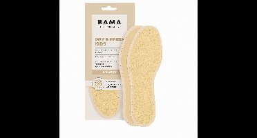 Bama Dry & Fresh Kids – badstof inlegzolen voor frisse kindervoeten maat 24/25