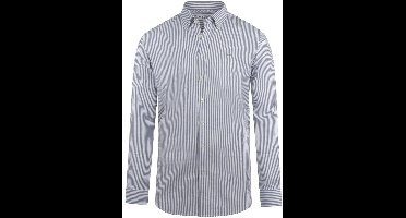 McGregor Overhemd Overhemd Oxford Grote Streep Mm999 6001 03 2100 Navy Mannen Maat - XL