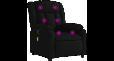 vidaXL - Massagestoel - met - zwarte - stof