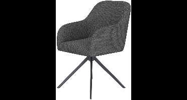 Puur - Joanne draaistoel metaal - grijs