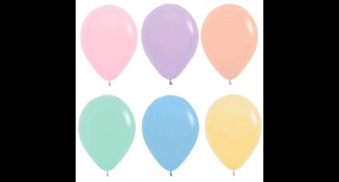 Daily Style – Ballonnen – Pastel Mix – 10 stuks – Feestdecoratie