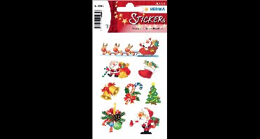 HERMA 3888 Stickers Décor Kerst Vrolijke kerstman
