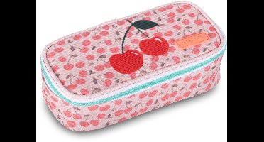 Lannoo Graphics - PAPERSALAD ETUI BOX 21CM PINK / CHERRIES