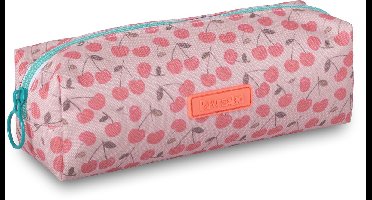 Lannoo Graphics - PAPERSALAD ETUI VIERKANT 21CM PINK / CHERRIES