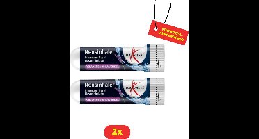 Lucovitaal Neusinhaler - Lavendel - 2x Voordeelverpakking!