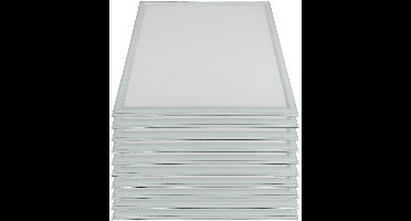 V-TAC VT-61040 LED Panelen - Philips Driver - 60 x 60 - 120lm/w - IP20 - Wit - 40W- 4800 Lumen - 4000K - Set van 10