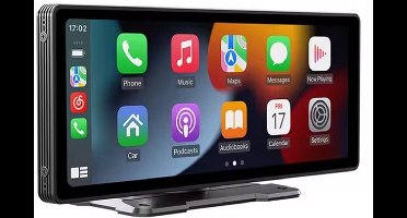 Carplay - Carplay Scherm - Apple Carplay - Android Auto - Touchscreen - Inclusief Achteruitrijcamera - 10 Inch - Zwart