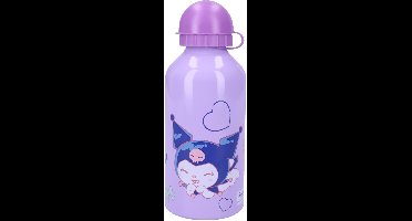 Hello Kitty & Friends Really Refreshing Drinkfles 500ml - Kuromi - Paars