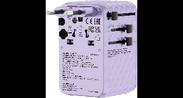 Verbatim Reisadapter Eu Vk Vs Gan 2Xusb-C 2Xusb-A 1Xusb-C Pd 100W