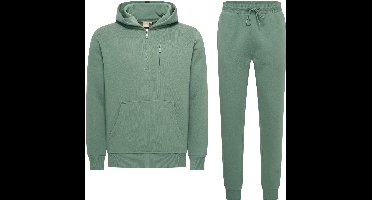 Mario Russo Trainingspak Achilles - Huispak - Joggingpak - Hoodie - Duck Green