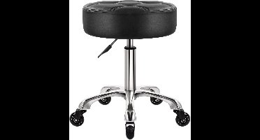 Bureaustoel - 11Cm Dikker Kantoor Op Wielen Swivel - Zwart