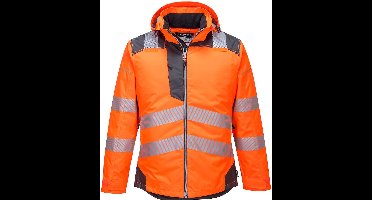 Portwest PW3 Hi-Vis Winterjack T400 - oranje/grijs - M