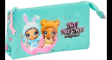 Safta Triple Nanana Bunny Etui Groen,Blauw Man