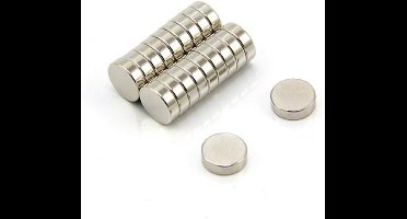Magnetische-2 stuks verpakking-dia dik-20 stuks-Zilver-set van 2