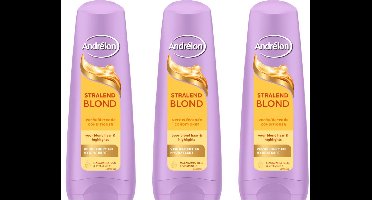 Andrélon Stralend Blond Conditioner - Voordeelverpakking 3 x 200 ml
