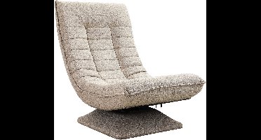 Casaria Fauteuil - Verstelbaar 58x57x84cm - Crème