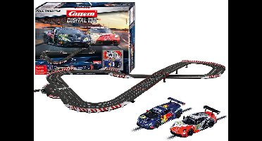 Carrera Racebaan - DIGITAL 132 - Full Throttle - Porsche 911 GT3 R vs. Lamborghini Huracán GT3 Evo2 - 8m