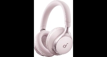 soundcore by Anker Space One Draadloze Over-ear Koptelefoon Roze - Headphones - Active Noise Cancelling, Multipoint Connection, 55 uur accuduur, Bluetooth 5.3, LDAC, Hi-Res Certified