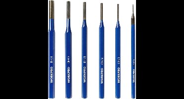 WORKPRO WP201304 – 6-delige Centerponsset – CR-V Staal