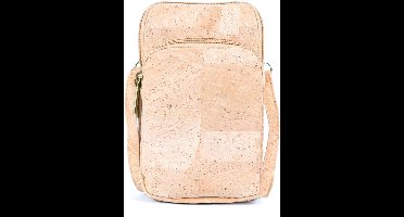 green-goose® Kurk Telefoontasje - met Portemonnee en Telefoonvak - 20 x 11 x 4 cm - Soepel, Duurzaam en Trendy!