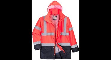 Portwest Hi-Vis Executive 5-in-1 Jack S768 - rood/marine - XXL