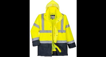 Portwest Hi-Vis Executive 5-in-1 Jack S768 - Geel/Marine - XS