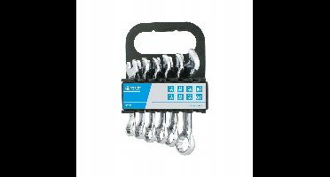 MEGA Ring Steeksleutelset Kort 10-17mm CrV 6 Delig