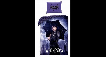 Wednesday Addams Kinderbeddengo 160x200cm Katoen