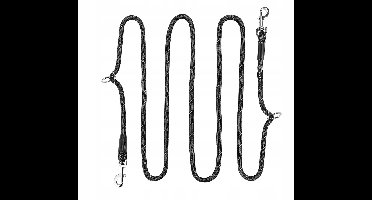 Verstelbare Hondenlijn Zwart 3m/1cm - Comfort & Controle