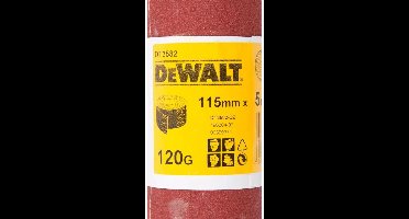 DeWALT DT3582 P120 Schuurpapier rol 5m x 115mm
