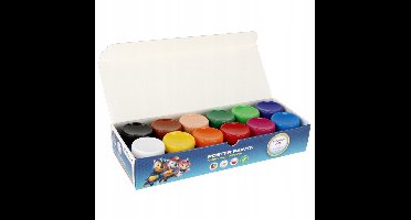 Plakaatverf Set 12 Kleuren 20ml per pot - Starpak