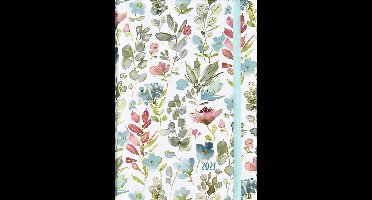 Floral Watercolor 16 maanden Agenda 2027