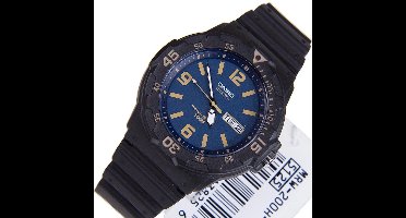 Casio MRW-200H-2B3V - Horloge - 44.6 mm - Siliconen - Zwart