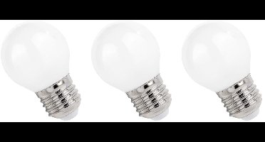 Spectrum LED Lamp E27 5.5W 230V - 650 Lumen - 4000K Neutraal wit - Natuurlijk licht - Energiezuinig - 3 stuks