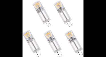 Spectrum LED Insteeklampje G4 2.5W - 12V - 270 Lumen - 3000K Warm wit - Gezellig licht - Energiezuinig - 5 stuks