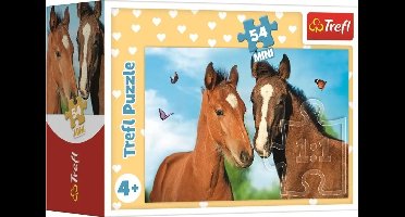 Trefl Minipuzzel 54 Stukjes - Schaduwrijke Dierenkoppels