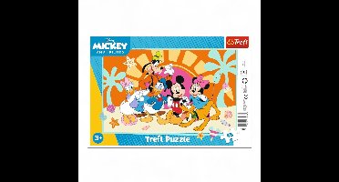 Trefl Puzzel 15 Stukjes Muis Mickey, Nieuwsgierige Mickey