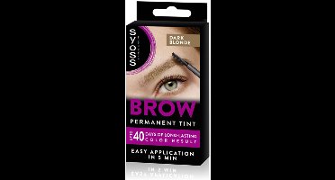 Syoss Browtint Dark Blonde - 3 x - Voordeelverpakking