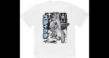 Disney - Stitch Jump Heren T-shirt - M - Wit