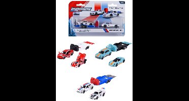 Majorette Porsche Deluxe Trailer, 3-sort.