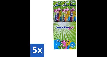 5 x Sence - Fresh Kids Soft - Tandenborstels - Zacht - 12 Tandenborstels - Tandenborstels Voor Kinderen - Zachte Tandenborstels - Kindertandenborstels - Tandenborstel Voor Kinderen - Gezonde Mondhygiëne