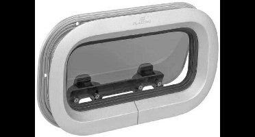 Plastimo T00 Rechthoekige Openklapbare Patrijspoort Transparant 32.5 x 17.8 cm