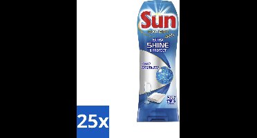 25 x Sun Expert Gel - Extra Shine & Protect - All-in-1 - Vaatwasmiddel Gel - 28 Wasbeurten - Vaatwasmiddel - Gel - Actieve Zuurstof - Glans - Bescherming