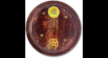 Kegel brander rond met Ster - wierook houder