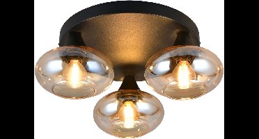 REALITY DIVINA - Plafondlamp - Amber - excl. 3x E14 4 W - Plafondbevestiging