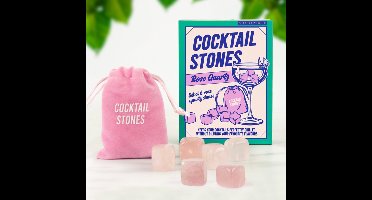 Gift Republic Cocktail stenen - Rose Quartz